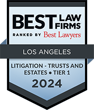 Best Lawyers | Best Law Firms | U.S. News & World Report | Litigation - Trust & Estates | Tier 1 | Los Angeles | 2024